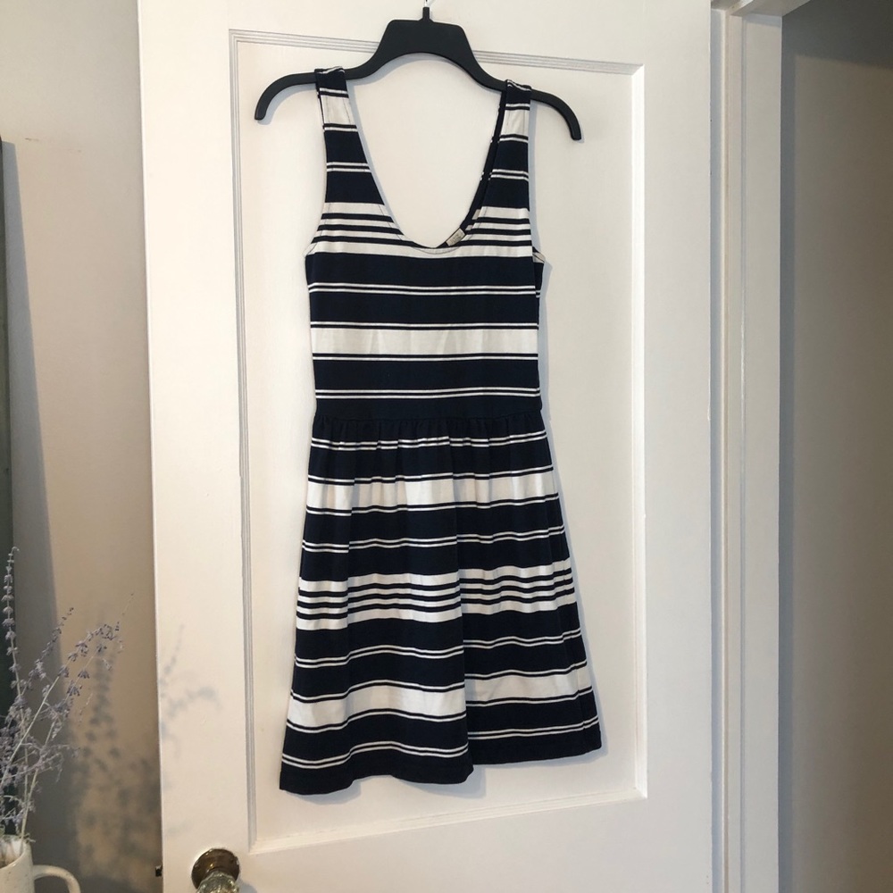 EUC - Black and White J. Crew Dress - XS